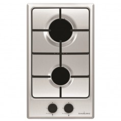 PIANO COTTURA A GAS 2 FUOCHI 30CM INOX