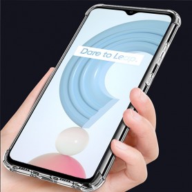CUSTODIA IN SILICONE TRASPARENTE PER REALME C21