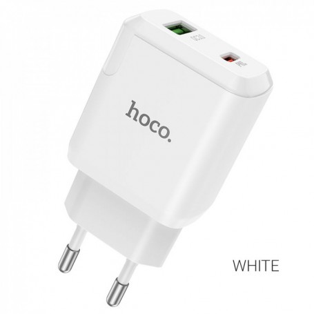 CARICATORE DA RETE 20WATT 2 PORTE WHITE