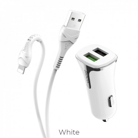 CARICATORE DAUTO A 2 PRESE USB +CAVO LIGHTNING