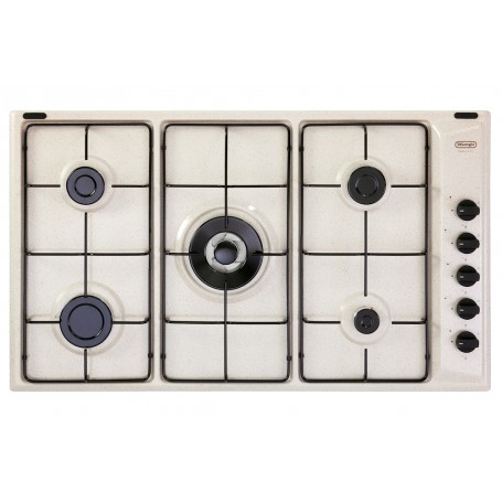 PIANO COTTURA A GAS 5 FUOCHI 90CM SABBIA