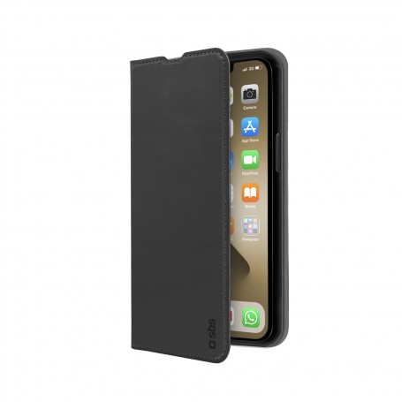 CUSTODIA A LIBRO PER IPHONE 13 PRO MAX BLACK