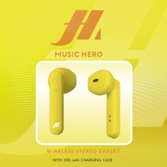 AURICOLARI WIRELESS BLUETOOTH YELLOW