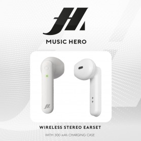 AURICOLARI WIRELESS BLUETOOTH WHITE