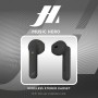 AURICOLARI WIRELESS BLUETOOTH BLACK