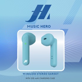Auricolari Wireless Bluetooth Light Blue