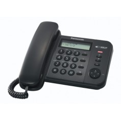 TELEFONO FISSO RUBRICA 50NUM DISPLAY LCD NERO