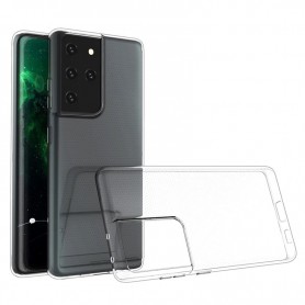 CUSTODIA IN SILICONE TRASPARENTE PER S21 ULTRA