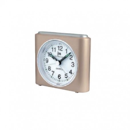 SVEGLIA MECCANICA A MOVIMENTO CONTINUO DORATA