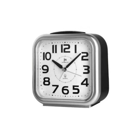 SVEGLIA MECCANICA CON MOVIMENTO CONTINUO SILVER