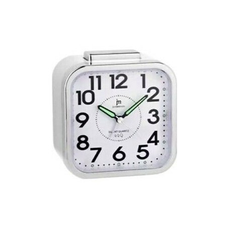 SVEGLIA MECCANICA CON MOVIMENTO CONTINUO BIANCA