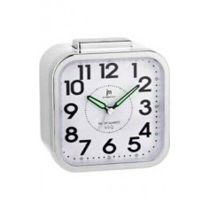 SVEGLIA MECCANICA CON MOVIMENTO CONTINUO BIANCA