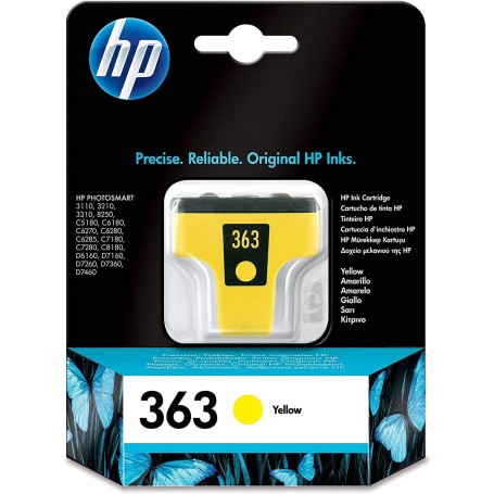 CARTUCCIA ORIGINALE HP 363 GIALLO