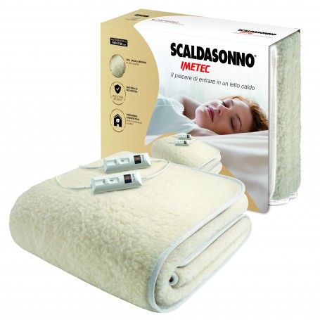 SCALDASONNO MATRIMONIALE 150X160 IN LANA 50%