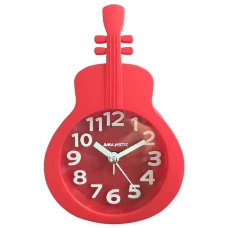 SVEGLIA MECCANICA CON MOVIMENTO CONTINUO ROSSA