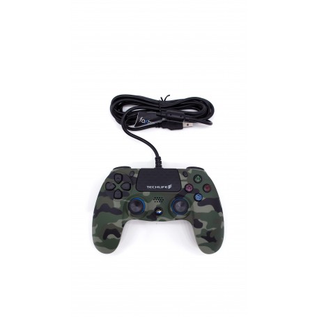 JOYPAD PER PS4 COMPATIBILE CAMOUFLAGE CON FILO