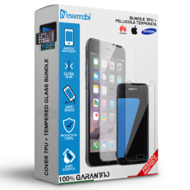 CUSTODIA IN SILICONE PER SAMSUNG GALAXY A03S +PELL