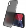 CUSTODIA IN SILICONE PER IPHONE XR FUMÈ