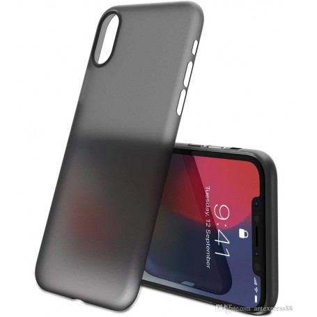 CUSTODIA IN SILICONE PER IPHONE XR FUMÈ