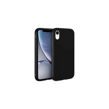 CUSTODIA IN SILICONE PER IPHONE XR NERA