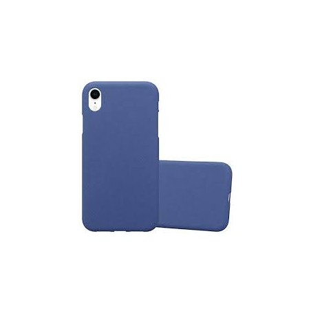 CUSTODIA IN SILICONE PER IPHONE XR BLU