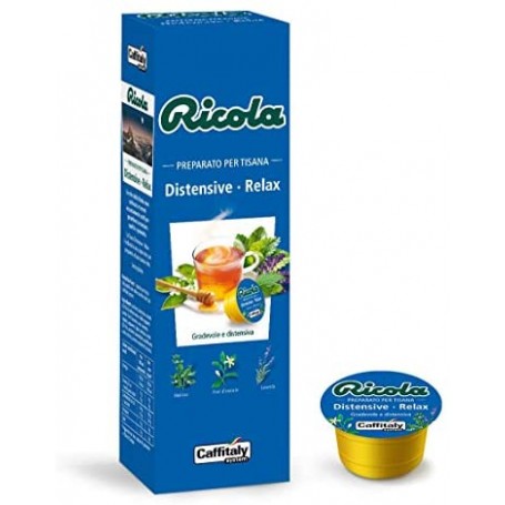 CAPSULE CAFFITALY TISANA RELAX RICOLA 10 PEZZI