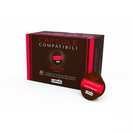 CAPSULE CAFFÈ CAFFITALY DECISO LAVAZZA 24 PEZZI