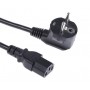 CAVO ALIMENTAZIONE 2MT NERO SCHUKO