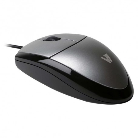 MOUSE V7 USB TYPE-A COLOR BLACK GREY
