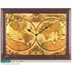 OROLOGIO DA PARETE IN LEGNO NOVE CON STAMPA 70X60