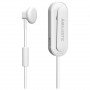 CUFFIA AURICOLARE CON CLIP JACK 3.5MM WHITE