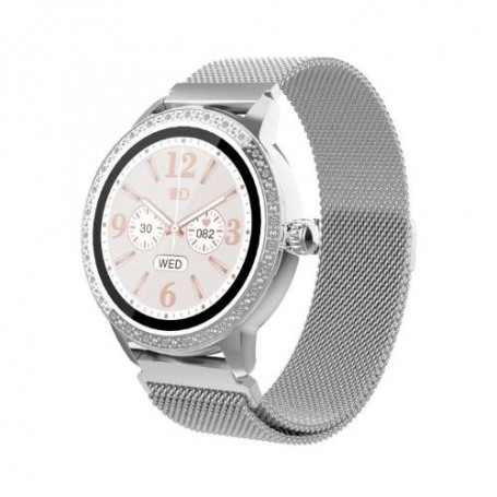 SMARTWATCH BT TOUCH SCREEN HEARTTRATE COLOR SILVER