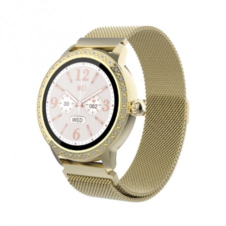 SMARTWATCH BT TOUCH SCREEN HEARTRATE COLOR GOLD