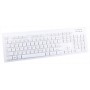 TASTIERA CON FILO USB 103 TASTI WATERPROOF WHITE