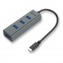 HUB USB 4PORTE COLOR GREY