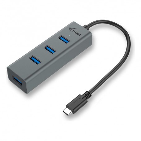 HUB USB 4PORTE COLOR GREY