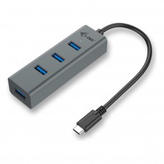 HUB USB 4PORTE COLOR GREY