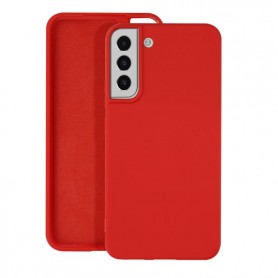 CUSTODIA IN SILICONE SAMSUNG S22 RED