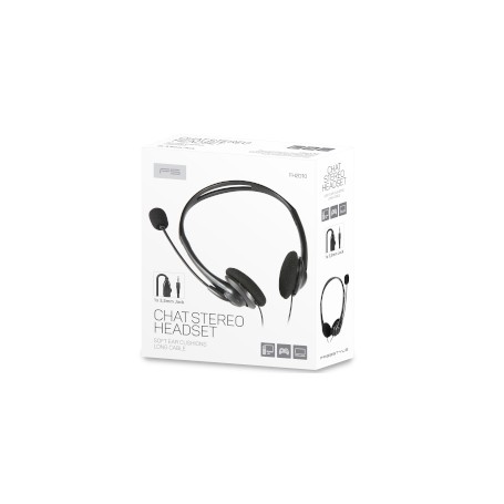 CUFFIA PC CON MICROFONO JACK 3.5MM BLACK