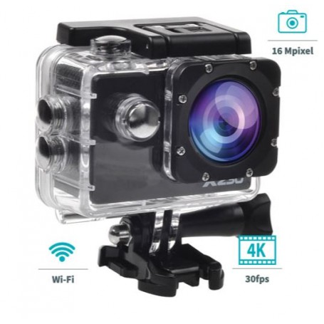 ACTION CAM 16.0MP UHD 4K WATERPROOF 30MT WIFI
