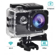 ACTION CAM 16.0MP UHD 4K WATERPROOF 30MT WIFI