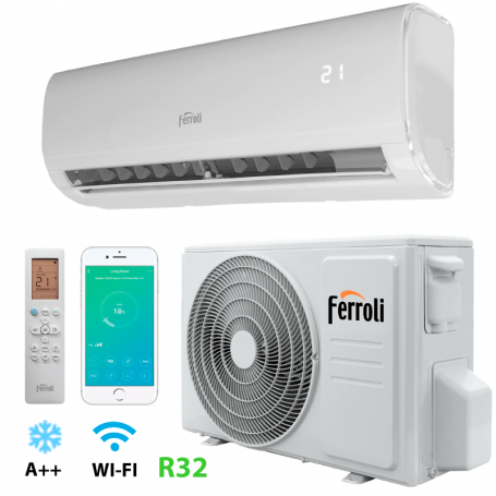 CONDIZIONATORE 12000BTU INVERTER CLASSE A++/A+ R32