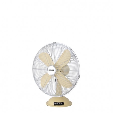 VENTILATORE DA TAVOLO 40CM 50WATT CREMA