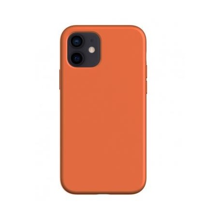 CUSTODIA IN SILICONE PER IPHONE 14PRO ARANCIO