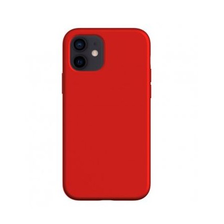 CUSTODIA IN SILICONE PER IPHONE 14PRO ROSSO