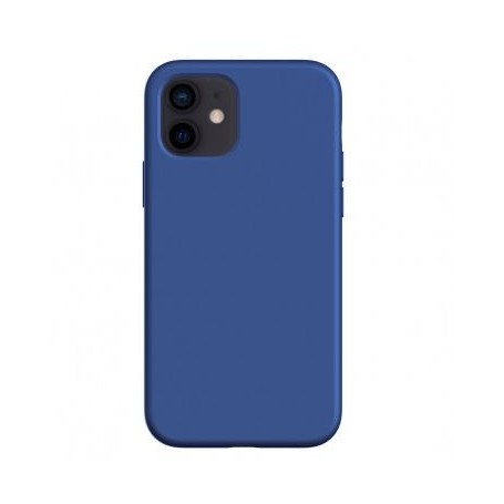 CUSTODIA IN SILICONE PER IPHONE 14PRO BLU