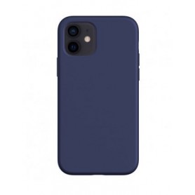 CUSTODIA IN SILICONE PER IPHONE 14 DARK BLUE