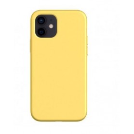 CUSTODIA IN SILICIONE PER I PHONE 14 PLUS GIALLO