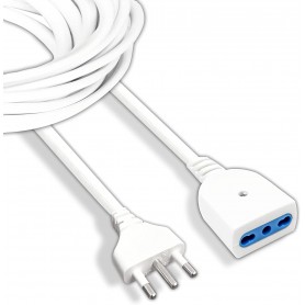 PROLUNGA 5MT 10A BIANCA