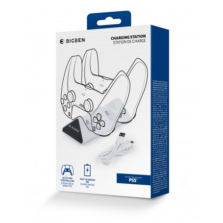 BASE DI RICARICA PER CONTROLLER PS5 2 CONTROLLER